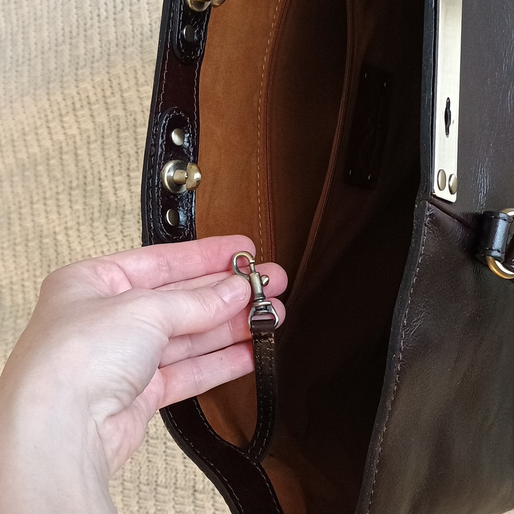 🆕 Patricia Nash Genuine Leather Benvenuto Tote - Picture 10 of 16